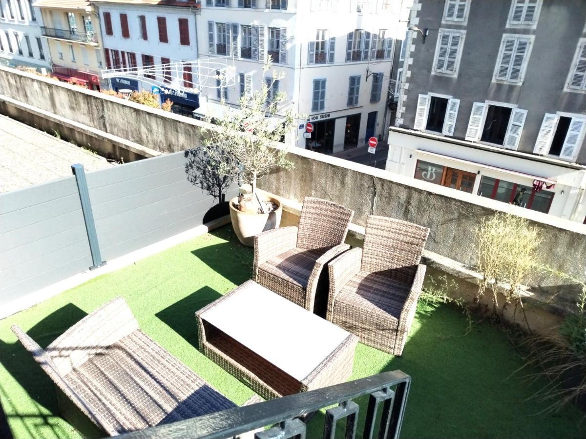 Le Palais -Ideal Couple- Terrasse Hypercentre Pau Exterior foto